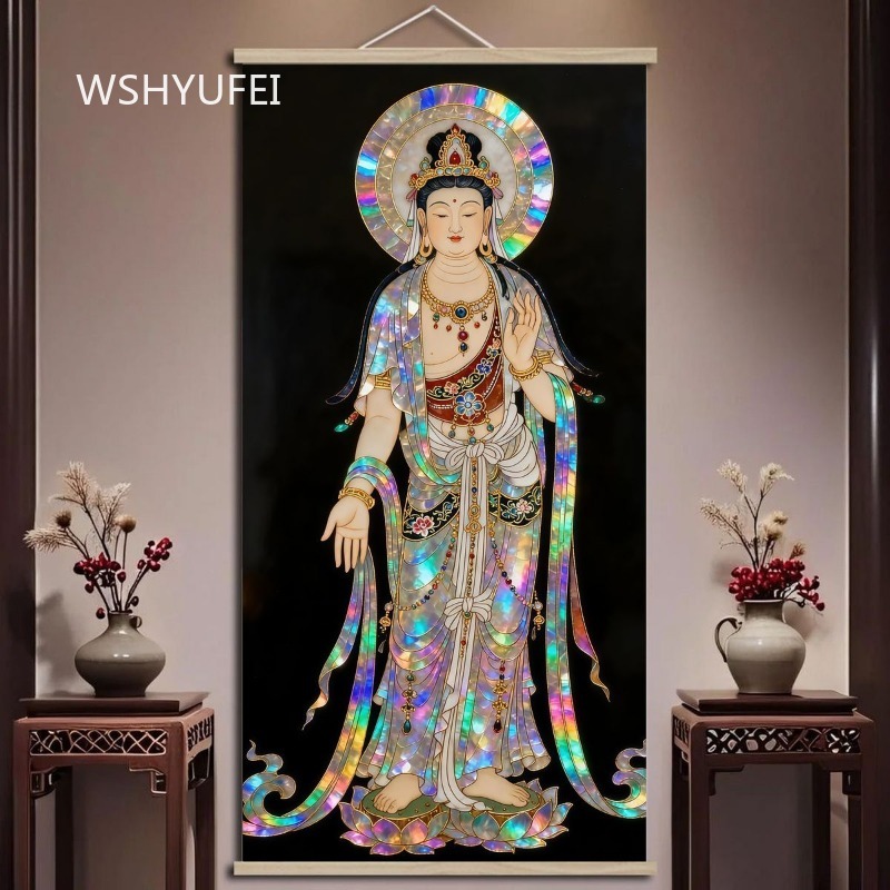 Çin Esintili Budist Guanyin Du - Home Textiles & Decorations incelemesi ve fiyatı