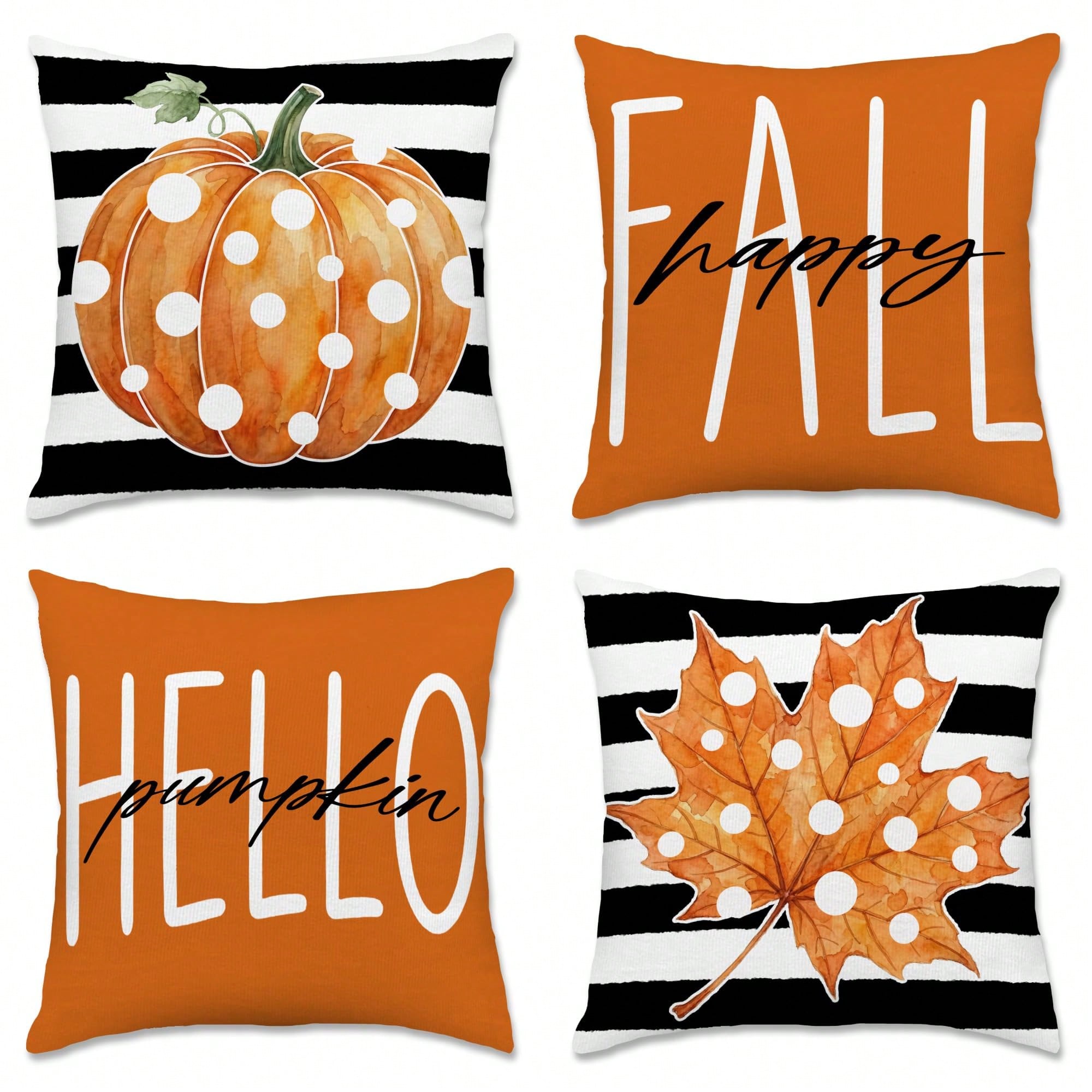 4 Adet Sonbahar Temalı Yastık  - Pillow Insert 18X18 incelemesi ve fiyatı
